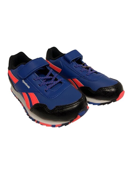 Reebok Kids Royal Classic Jogger 3.0 Sneakers Vector Blue Orange Size 10 NEW - Picture 4 of 9